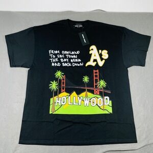 NWT Homme Femme Tupac Biggie XXL Tee New York Back hit West Coast Front‎ Graphic